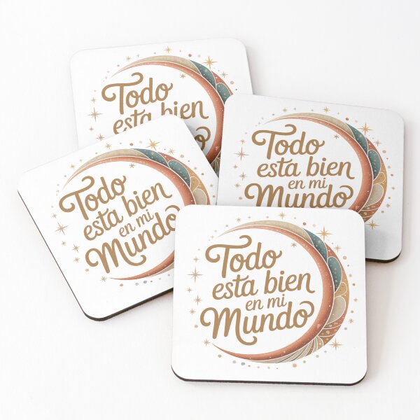Item preview, Todo Está Bien en Mi Mundo Diseño Positivo Espiritualidad Amor Propio Paz Interior Calma Mental Autoayuda Energía Positiva Mindfulness designed and sold by Nzgiftsandmore.