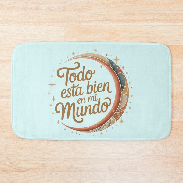 Item preview, Todo Está Bien en Mi Mundo Diseño Positivo Espiritualidad Amor Propio Paz Interior Calma Mental Autoayuda Energía Positiva Mindfulness designed and sold by Nzgiftsandmore.