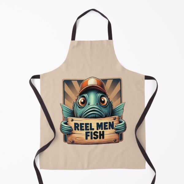 Item preview, Reel Men Fish – Funny Fishing Quote designed and sold by Myra365Art.