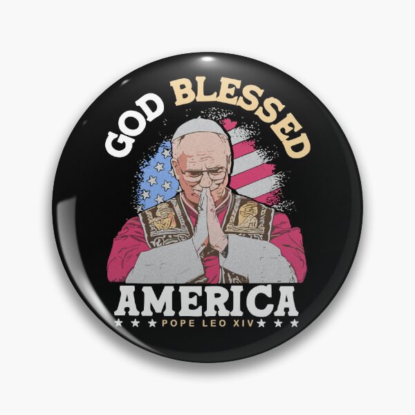 Item preview, God Blessed America Pope Leo XIV designed and sold by Artifyo.