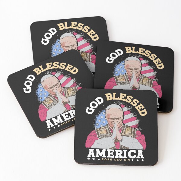 Item preview, God Blessed America Pope Leo XIV designed and sold by Artifyo.