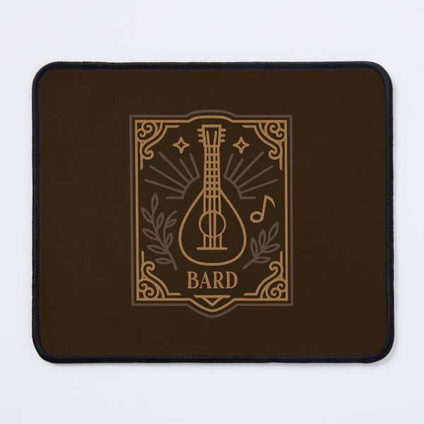 Item preview, Bard Emblem Tabletop TTRPG Character Classes designed and sold by pixeptional.