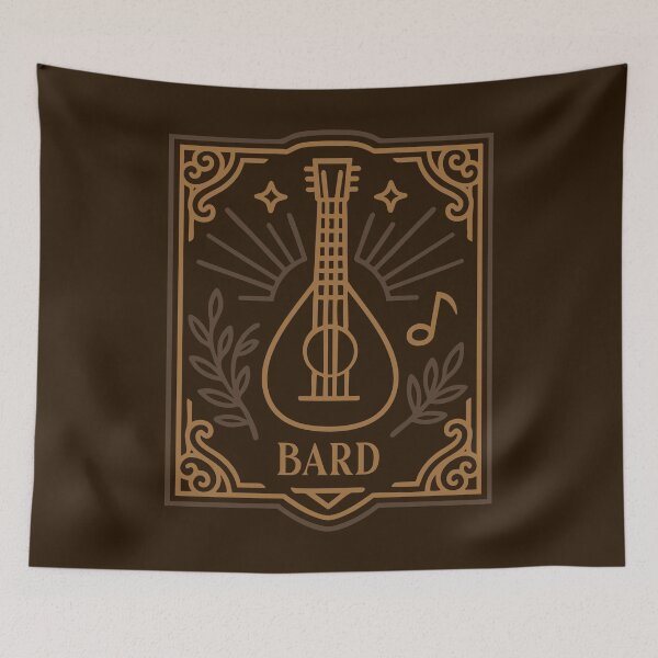 Item preview, Bard Emblem Tabletop TTRPG Character Classes designed and sold by pixeptional.