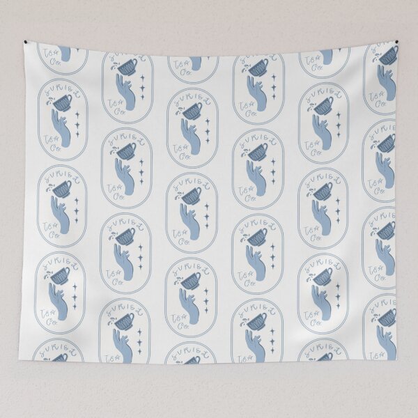 Item preview, Suriel Tea Company Blue designed and sold by elizabethhillia.