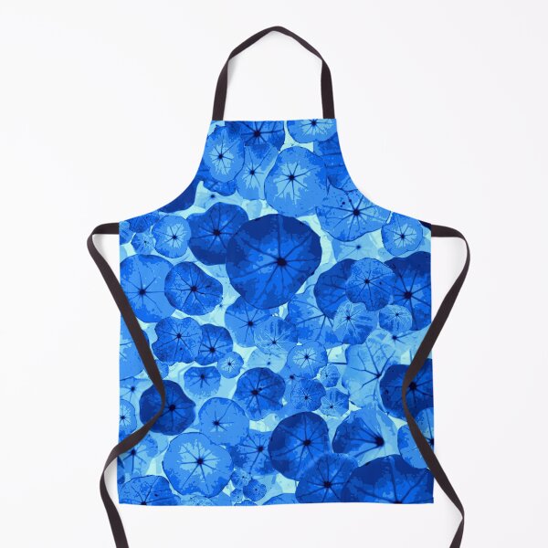 Item preview, Botanical Blue Zen Monotone Pattern designed and sold by wendymariemedia.