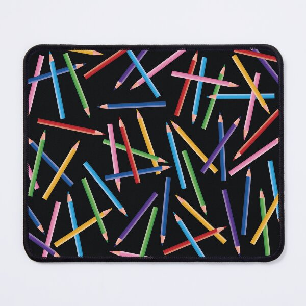Item preview, Colored Pencils Mess Pattern designed and sold by wendymariemedia.