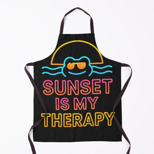Item preview, Sunset Is My Therapy – Aesthetic Vaporwave Sunset Tee designed and sold by Laugh & Rewind .