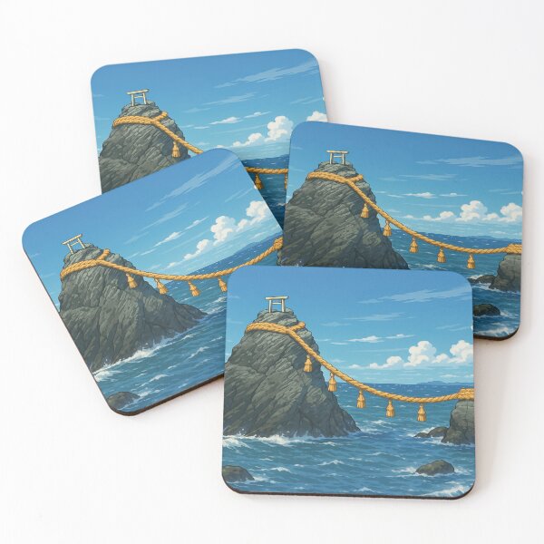Item preview, Meoto Iwa at Futami Okitama shrine designed and sold by Takeda-art.