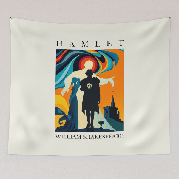 Item preview, Hamlet William Shakespeare Matisse Inspired Literary Art designed and sold by kakarikihill.
