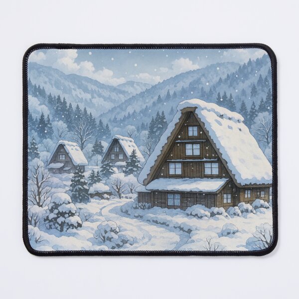 Item preview, Shirakawago Village at Winter designed and sold by Takeda-art.