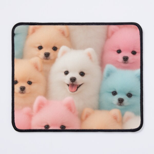 Item preview, Cute Dogs Pastel | wallpaper for Men and Women designed and sold by wallsandpatts.