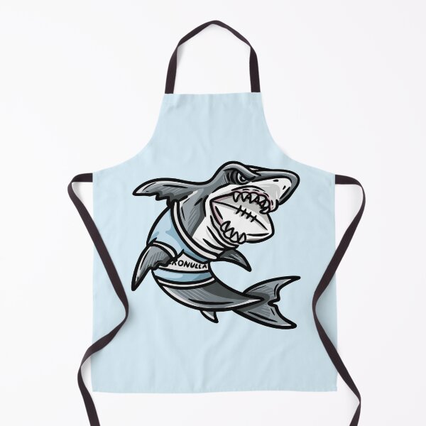 Item preview, NRL Cronulla Sharks Football Mascot designed and sold by TanArtDesign.