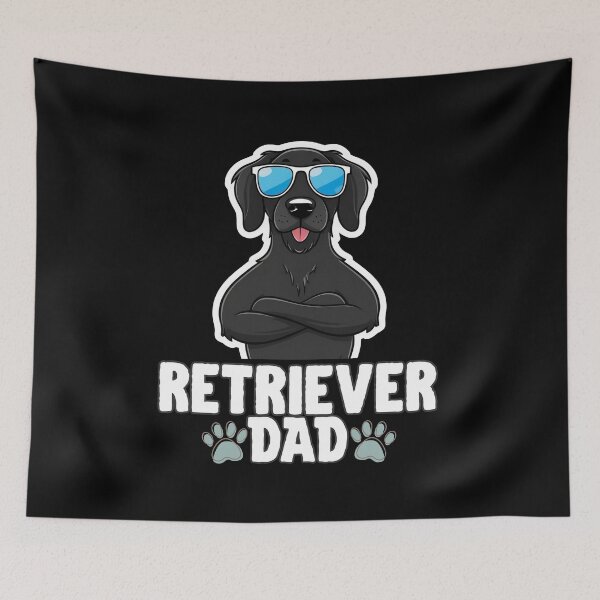 Item preview, Flat-Coated Retriever Dad – Always Happy, Always Loyal designed and sold by GoodyPaws.