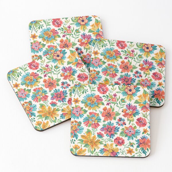 Item preview, Folk Flowers designed and sold by CoolPixels.