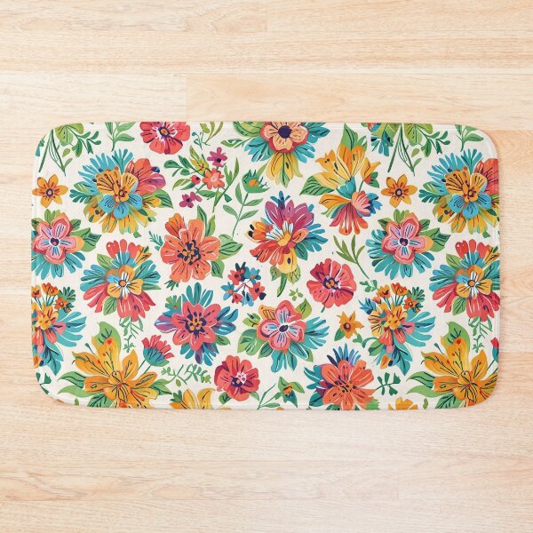 Item preview, Folk Flowers designed and sold by CoolPixels.
