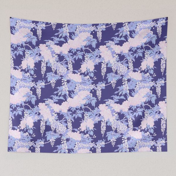 Item preview, Wisteria & Blossoms Japanese Kimono designed and sold by Mermaid's Whimsy.