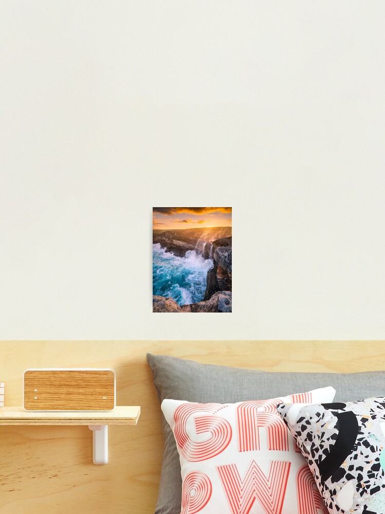 Thumbnail 2 of 3, Photographic Print, Curracurrong Falls, Eagle Rock, Royal National Park, New South Wales, Australia designed and sold by Chockstone.