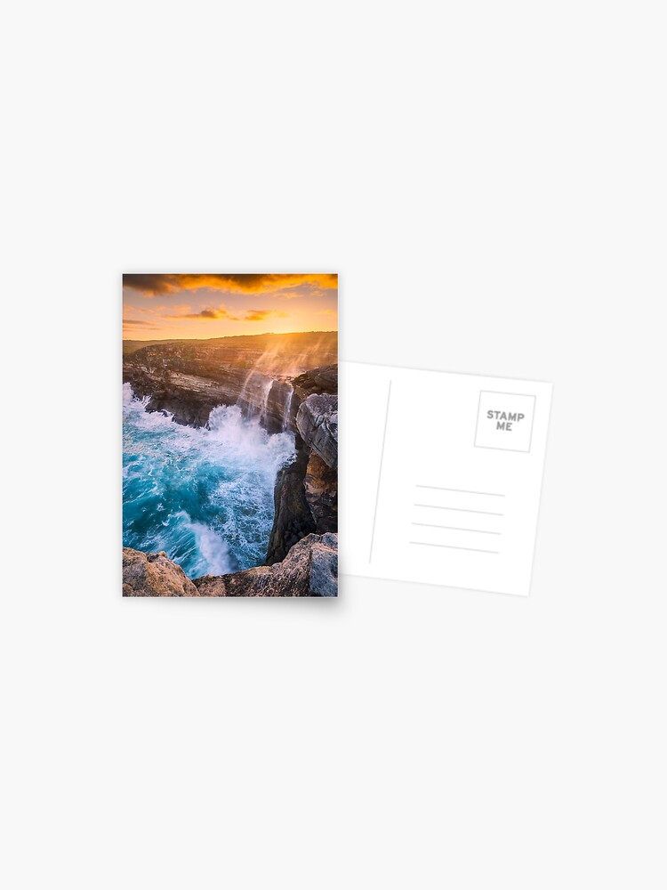 Thumbnail 1 of 2, Postcard, Curracurrong Falls, Eagle Rock, Royal National Park, New South Wales, Australia designed and sold by Chockstone.