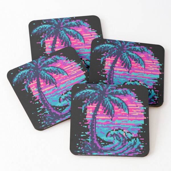 Item preview, Data Corrupted – Glitched Tropic Y2K Tee designed and sold by Laugh & Rewind .