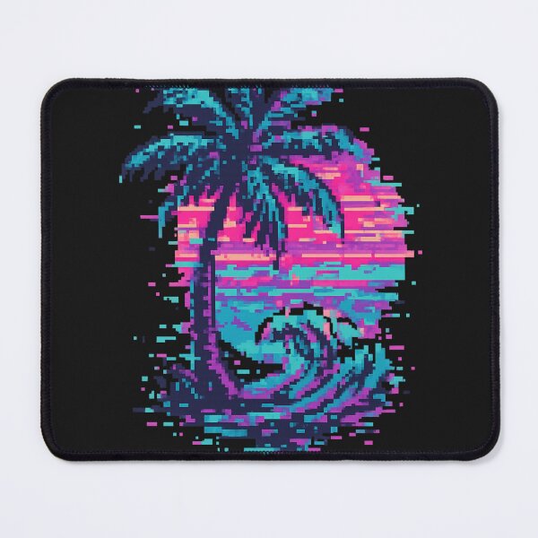 Item preview, Data Corrupted – Glitched Tropic Y2K Tee designed and sold by Laugh & Rewind .
