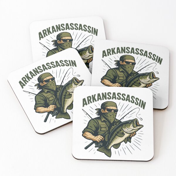 Item preview, Arkansassassin – A Funny Vintage Take on Arkansas Fishing Life designed and sold by Globalcitytees.
