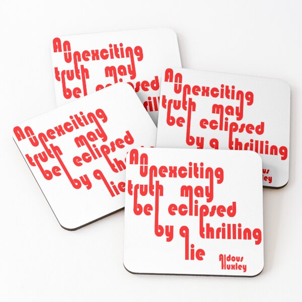 Item preview, Quote Aldous Huxley: Lie & Truth designed and sold by BeJahMan.