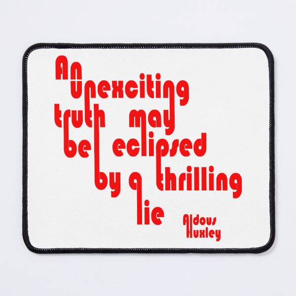 Item preview, Quote Aldous Huxley: Lie & Truth designed and sold by BeJahMan.