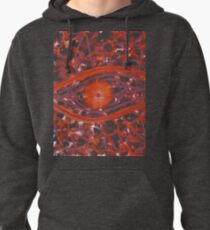 Mankind - Abstract Painting (fire red orange design) Pullover Hoodie