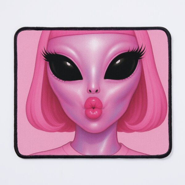 Item preview, Alien woman with kissable lips designed and sold by Mauswohn.