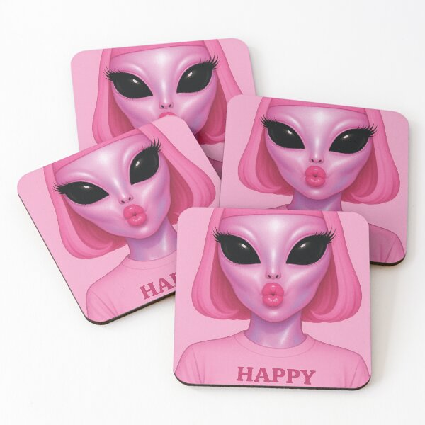 Item preview, Alien woman with kissable lips designed and sold by Mauswohn.
