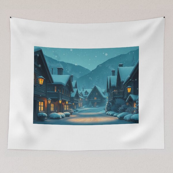 Item preview, Snowstorm in the evening designed and sold by Zazeyy.