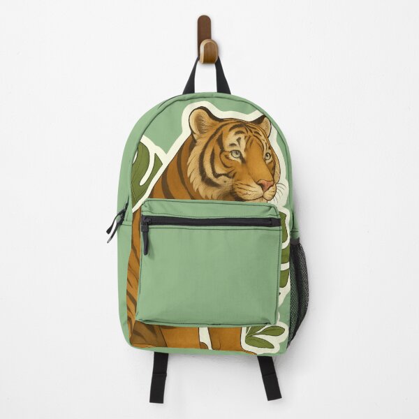 Item preview, Tiger with Tropical Leaves designed and sold by bysaintclaire.