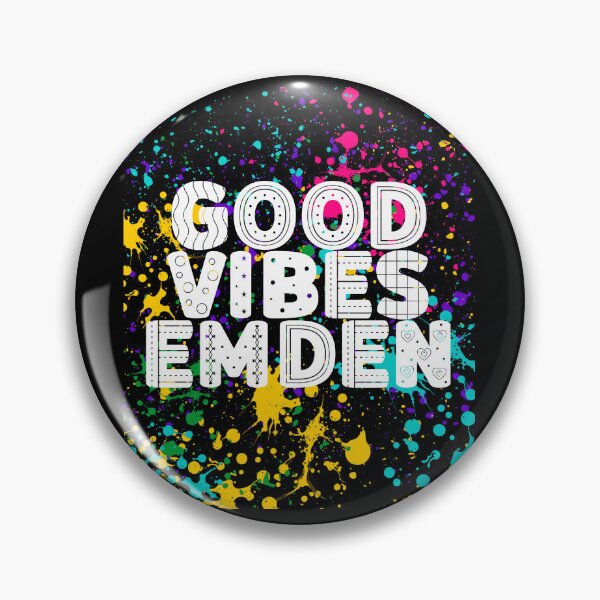 Item preview, Good Vibes Emden Design - Colorful statement for the port city | North Sea fan gift designed and sold by lang-popart.