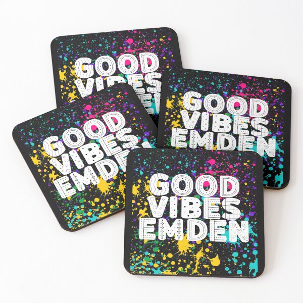 Item preview, Good Vibes Emden Design - Colorful statement for the port city | North Sea fan gift designed and sold by lang-popart.