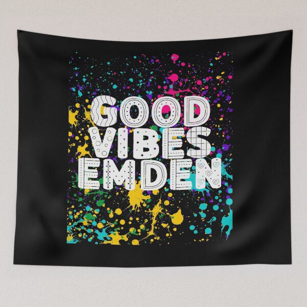 Item preview, Good Vibes Emden Design - Colorful statement for the port city | North Sea fan gift designed and sold by lang-popart.