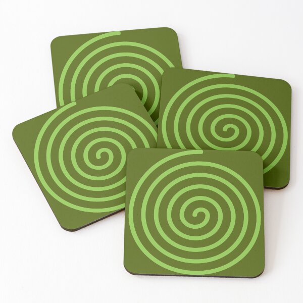 Item preview, Retro Green Spiral designed and sold by wendymariemedia.