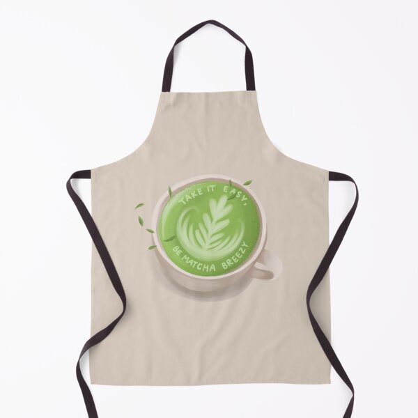 Item preview, Matcha Breezy – Cute Matcha Latte Pun Design with Quote “Take It Easy” for Tea Lovers & Chill Vibes designed and sold by Tattyarts.