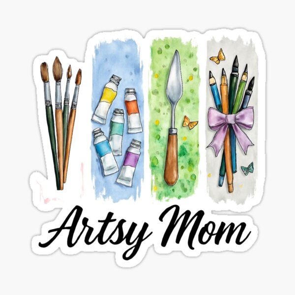 Item preview, Artsy Mom Creative Kit - Artist Mom Paint & Pencil designed and sold by CraftyDragonfly.