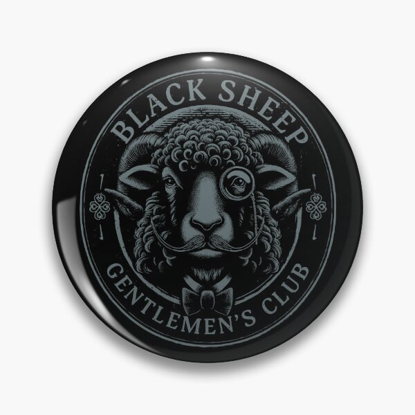 Item preview, Black Sheep Gentlemen’s Club / Vintage Monocle Sheep designed and sold by sXe-art.