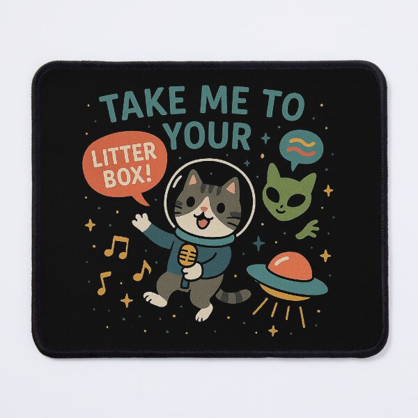 Item preview, Take Me To Your Litter Box, Alien! designed and sold by zzz888.