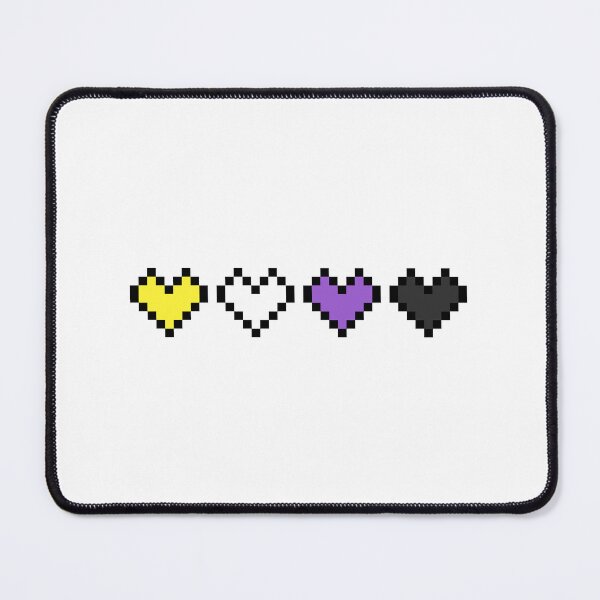 Item preview, Non Binary Pride Hearts designed and sold by lana-sketches.