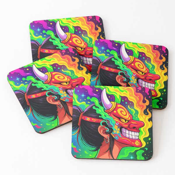 Item preview, Psychedelic Oni Flame designed and sold by SuperNovaDesigns.