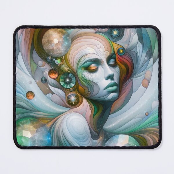 Item preview, art surreal woman magic mysteriously energy colorful love designed and sold by MaciejPetelski.