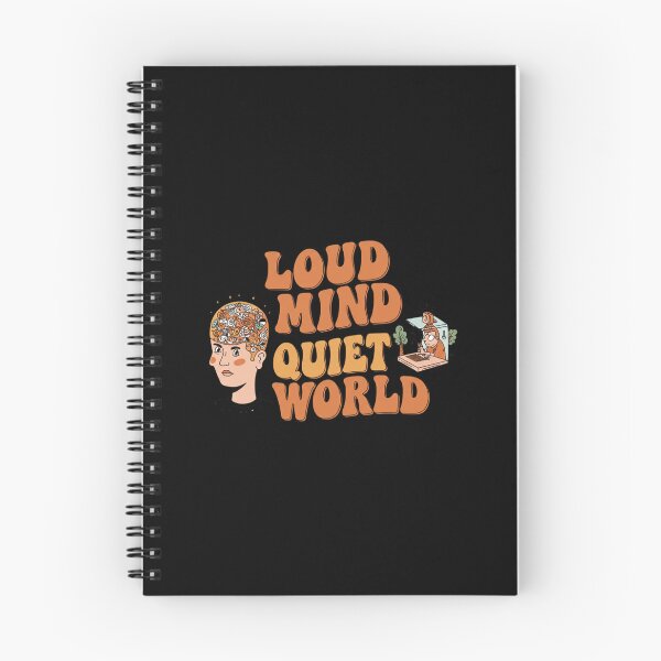 Item preview, Loud Mind, Quiet World designed and sold by Itsheartshop.