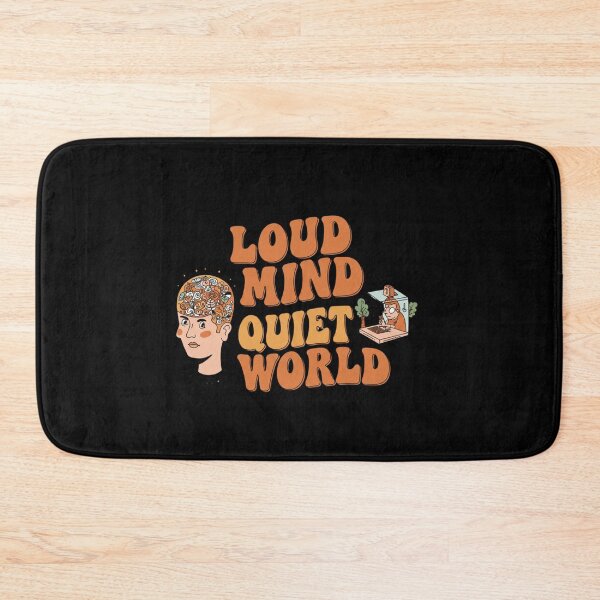 Item preview, Loud Mind, Quiet World designed and sold by Itsheartshop.