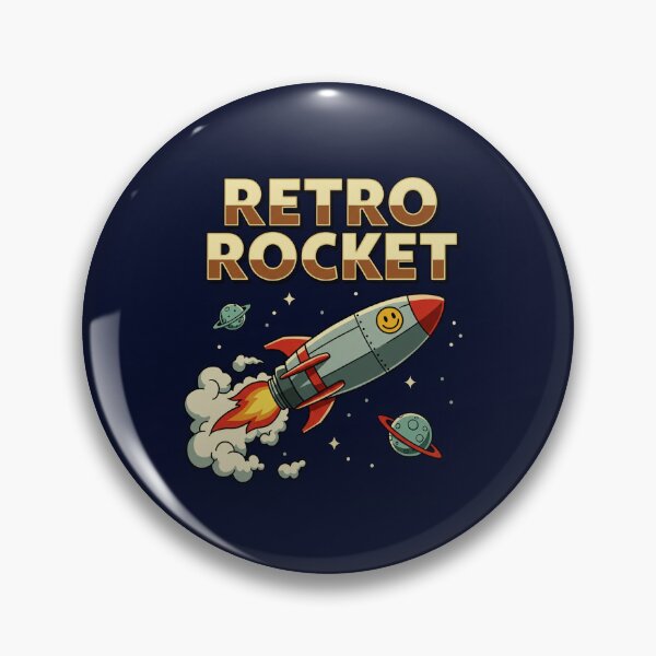 Item preview, Retro rocket designed and sold by Urbanskully.