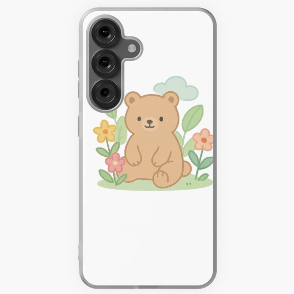 Item preview, Cute little bear with beautiful flowers  designed and sold by Kanlaya23.