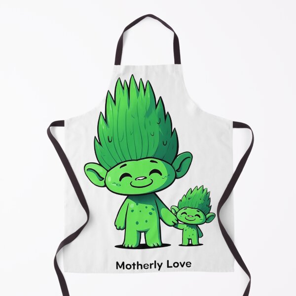 Item preview, Motherly Love cute Troll monster mother and baby design designed and sold by Vintage Designs +.