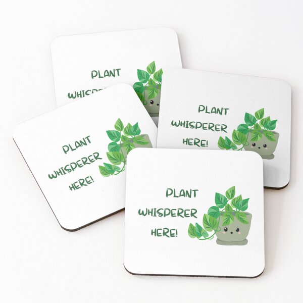 Item preview, Plant Whisperer Here! Cute Plant Art designed and sold by RedOrBlueIts4U.