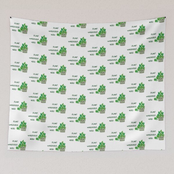 Item preview, Plant Whisperer Here! Cute Plant Art designed and sold by RedOrBlueIts4U.